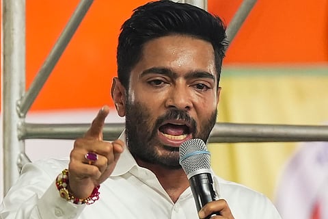 Abhishek Banerjee speaks during TMC Chhatra Parishad foundation day